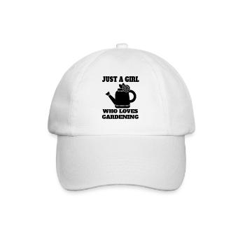 Gardener Girl Orchard Garden Hobby Gardener - Baseball Cap - white/white - Front