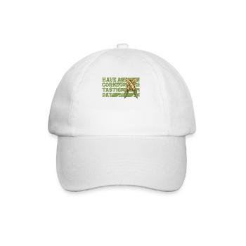Have a corntastic day - Baseball Cap - white/white - Front