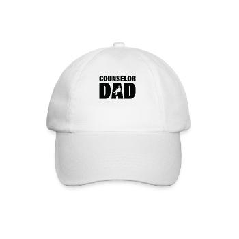 Job - Berater Papa - Baseballkappe - Weiß/Weiß - Vorne