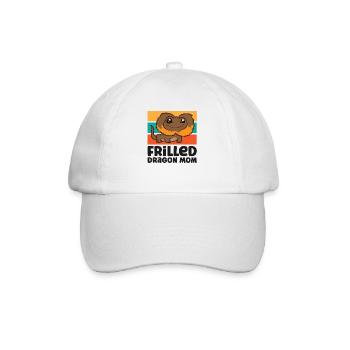 Frilled Dragon Mom Reptile Frilled Lizard - Baseball Cap - white/white - Front