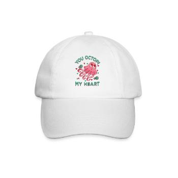 Octopus Octopus Sea Tentacle Octopus Octopus Octopus - Baseball Cap - white/white - Front