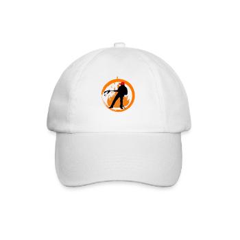 Feuerwehrmann - Baseballkappe - Weiß/Weiß - Vorne