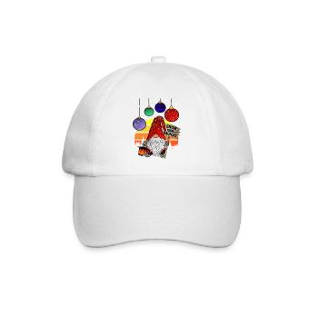 Show your Baubles - Elves Christmas Gnom - Baseball Cap - white/white - Front