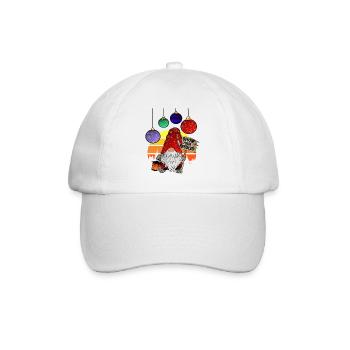LES GNOMES DE NOËL MONTRENT VOS BOULES - Casquette classique - blanc/blanc - Devant
