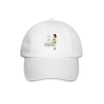 J’ai 14 ans - Karaté fille - Casquette classique - blanc/blanc - Devant