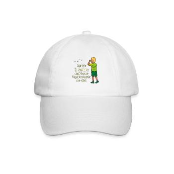 Ich bin 3 - Jungen Vogelbeobachtung - Baseballkappe - Weiß/Weiß - Vorne