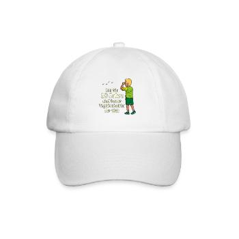 Ich bin 10 - Jungen Vogelbeobachtung - Baseballkappe - Weiß/Weiß - Vorne