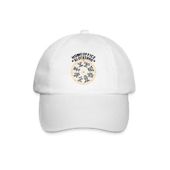 Homeoffice Glücksrad Büro Heimarbeit Home Office - Baseballkappe - Weiß/Weiß - Vorne