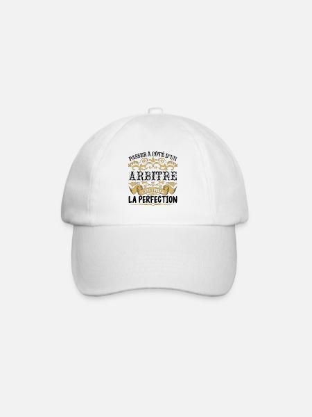 Arbitre | le Meilleur cadeau Arbitre - Casquette classique - blanc/blanc