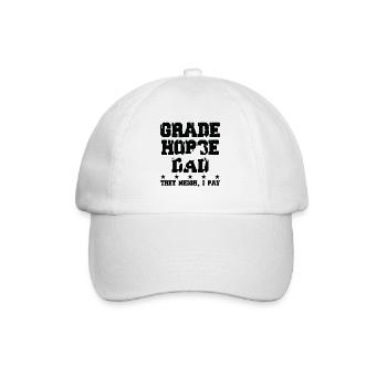 Père du cheval - Grade Horse - Casquette classique - blanc/blanc - Devant