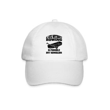 Rowers funny rowers rowing saying rowing club - Baseball Cap - white/white - Front
