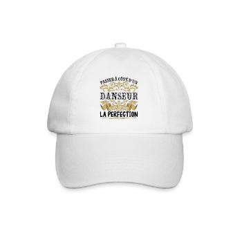Danseur | le Meilleur cadeau Danseur - Casquette classique - blanc/blanc - Devant