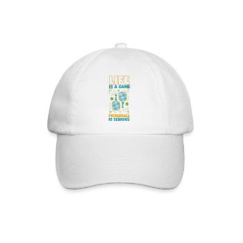 La vie de pickleball est un jeu - Casquette classique - blanc/blanc - Devant