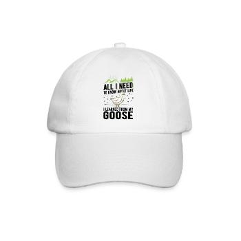 Geese Gift Goose Lovers Goose Breeders - Baseball Cap - white/white - Front