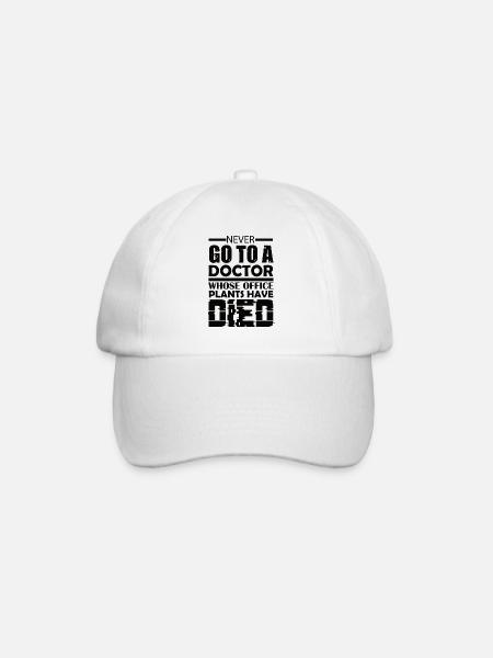 Medizinisch Internist Medizin Arzt Geschenk - Baseballkappe - Weiß/Weiß
