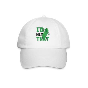 Pickleball Pickle I'd Hit That - Baseball Cap - white/white - Front