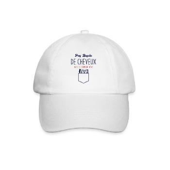 Pas Besoin de Cheveux avec ce corps de rêve - Casquette classique - blanc/blanc - Devant