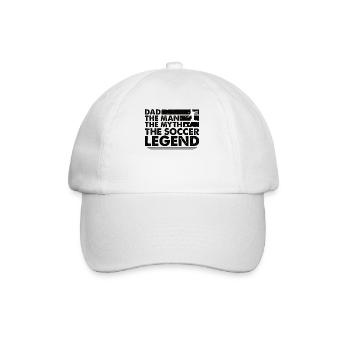 Father Football Dad Football Player - Baseball Cap - white/white - Front