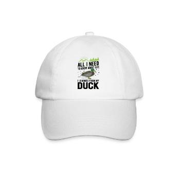 Duck Gift Duck Breeder - Baseball Cap - white/white - Front