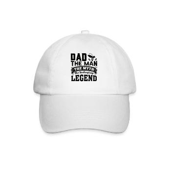 Beekeepers Papa Funny Daddy Proverbs Father's Day - Baseball Cap - white/white - Front