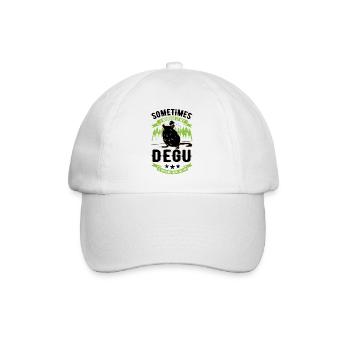 Degu propriétaire arbuste forêt de rats degu - Casquette classique - blanc/blanc - Devant