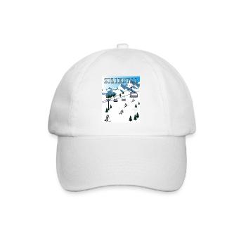 SKIING ZILLERTAL - Baseball Cap - white/white - Front