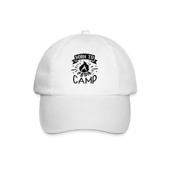 Randonnée Camping Dictons en plein air Camper Wanderer - Casquette classique - blanc/blanc - Devant