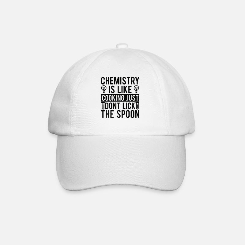 Chimie Chimiste Scientifique Bachelor Master - Casquette classique - blanc/blanc