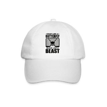 Eishockey Verein Team Sport Geschenk - Baseballkappe - Weiß/Weiß - Vorne