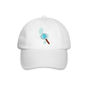 Detective Loupe Private Detective Expert Graphic - Baseball Cap - white/white - Front