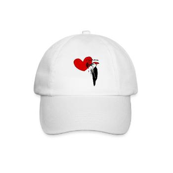 Woodpecker - Baseball Cap - white/white - Front