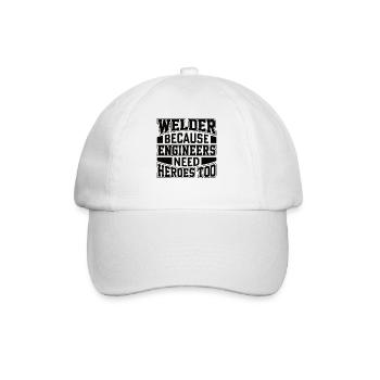 Soudeur Profession Acier Thermique Gaz TIG MAG Soudage - Casquette classique - blanc/blanc - Devant