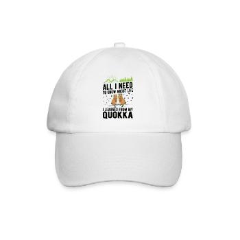 Quokka lover Short-tailed Kangaroo - Baseball Cap - white/white - Front
