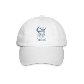 Juste une fille qui aime Ragdoll Cats Pet - Casquette classique - blanc/blanc - Devant