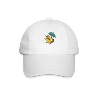 Ornithorynque avec parapluie sous la pluie Australie - Casquette classique - blanc/blanc - Devant