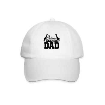Animal Keeper Dad Zoo Keeper Animal Lover Zoologis - Baseballkappe - Weiß/Weiß - Vorne