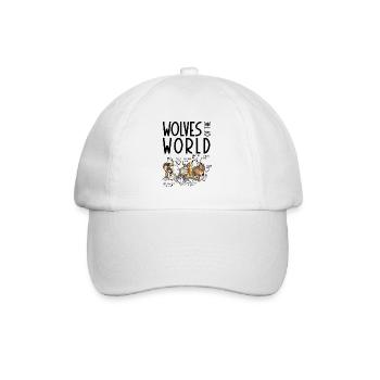 Les loups du monde - Casquette classique - blanc/blanc - Devant