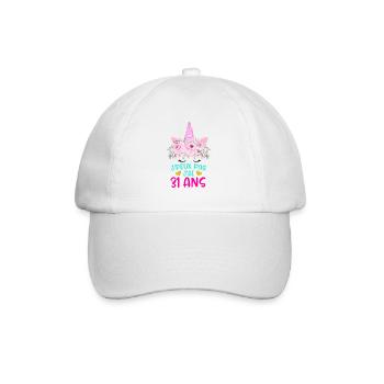Enfant T Shirt 31 Ans Fille Anniversaire Cadeau - Baseball Cap - white/white - Front