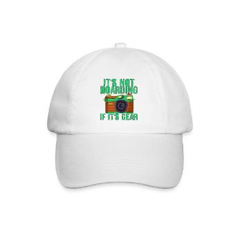 It's Not Hoarding If It's Gear 4 - Baseball Cap - white/white - Front