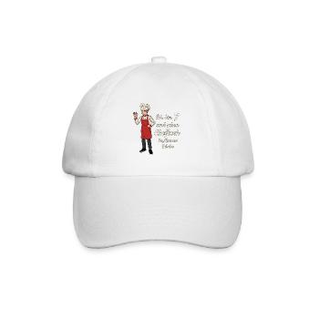 Ich bin 7 - Jungen Koch - Baseballkappe - Weiß/Weiß - Vorne