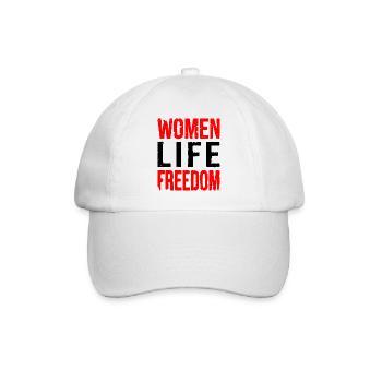 Women life freedom iran - Baseball Cap - white/white - Front