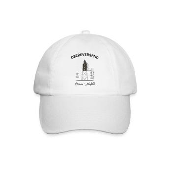 Obereversand Lighthouse, Dorum-Neufeld, North Sea - Baseball Cap - white/white - Front
