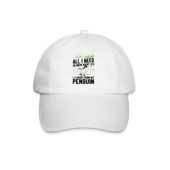 Pingouin Cadeau Pingouin - Casquette classique - blanc/blanc - Devant