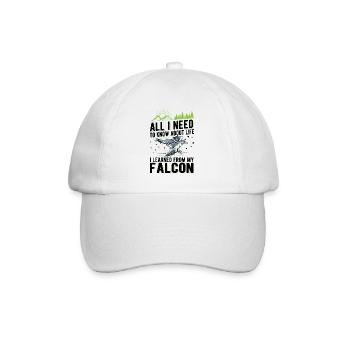 Falcon Gift Falcon Breeding Falcon Breeder Falconer - Baseball Cap - white/white - Front