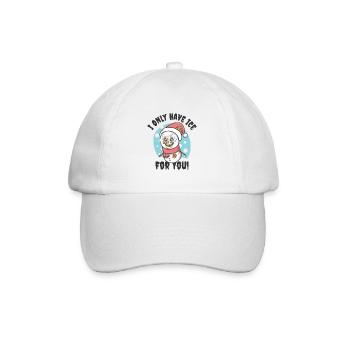 Halloween Scary Christmas Horror Fan Scary Snowman - Baseball Cap - white/white - Front
