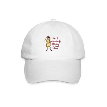 J’ai 9 ans - Fille Chef - Casquette classique - blanc/blanc - Devant