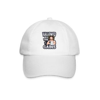 Geheiligt durch die Gewinne Design für Gott Gläubi - Baseballkappe - Weiß/Weiß - Vorne