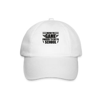 Daily routine of a gamer Gaming Sleeping - Baseball Cap - white/white - Front