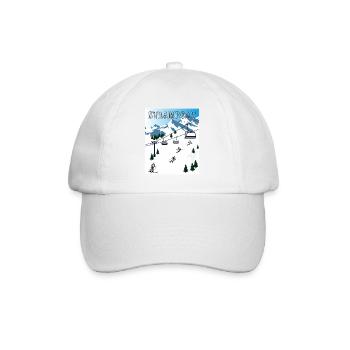 SKIING USA Steamboat - Baseball Cap - white/white - Front