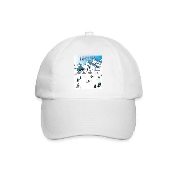 SKIING ISCHGL - Baseball Cap - white/white - Front